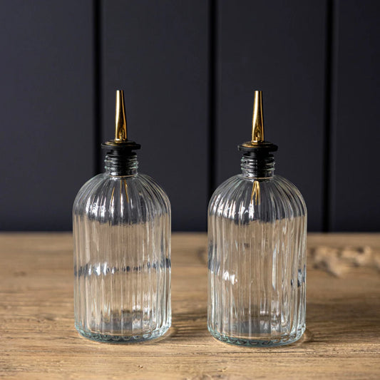 Scallop Olive Oil and Vinegar Bottle