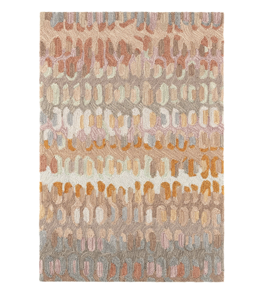 Paint Chip Hand Micro Hooked Wool Rug