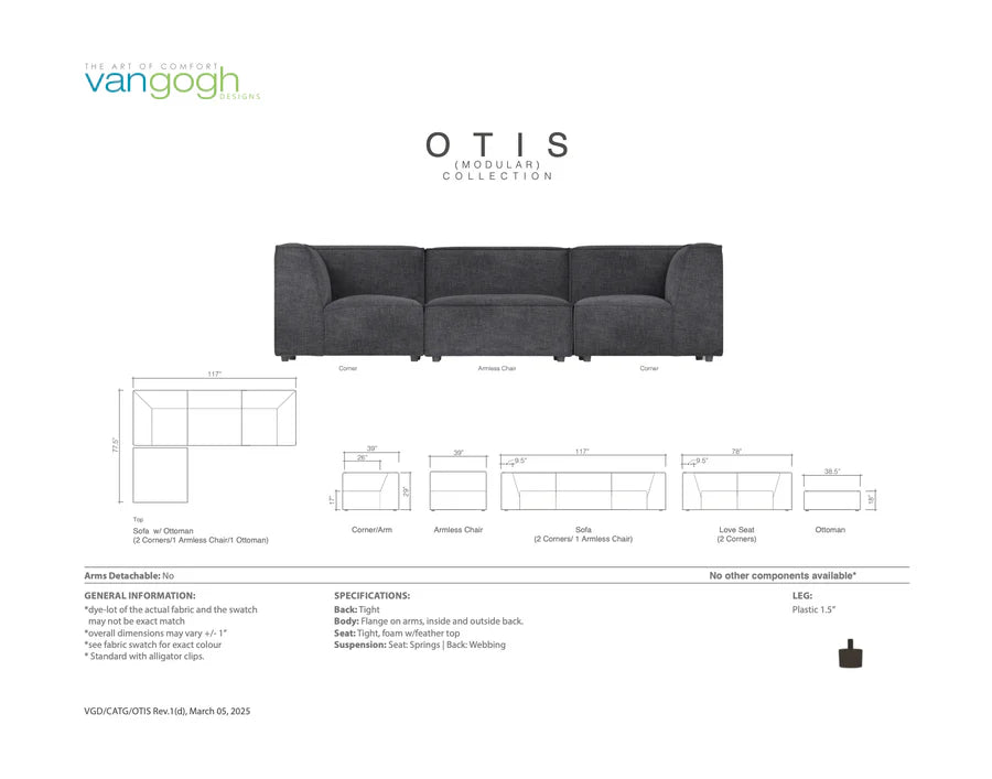 Otis Sectional Components
