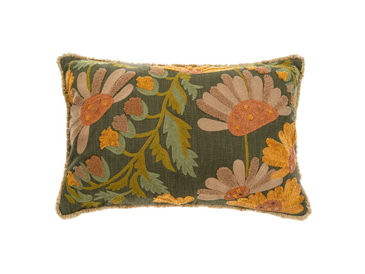 Valley Embroidered Pillow