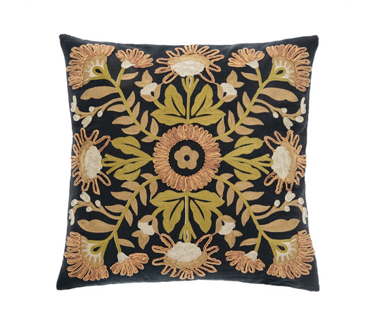Primrose Embroidered Pillow