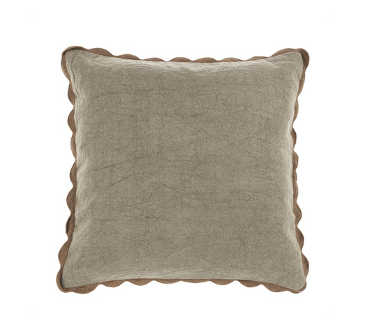 Scallop Edge Pillow