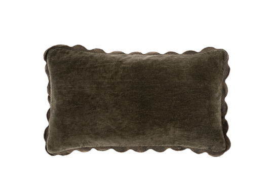 Velvet Scallop Pillow