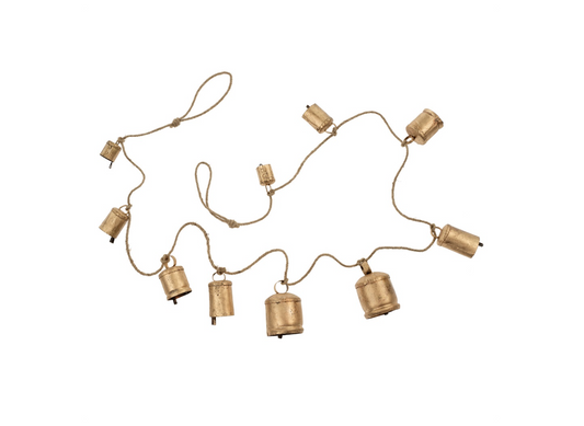 Rustic Bell Garland Small