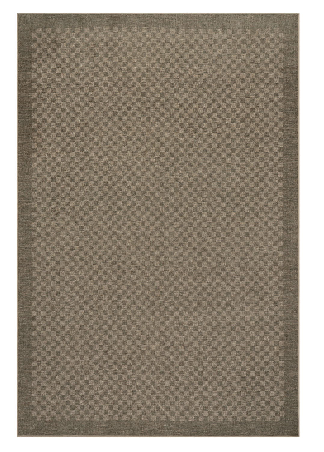 Watts Modern Checkered Washable Rug