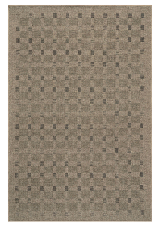 Walker Modern Checkered Washable Rug