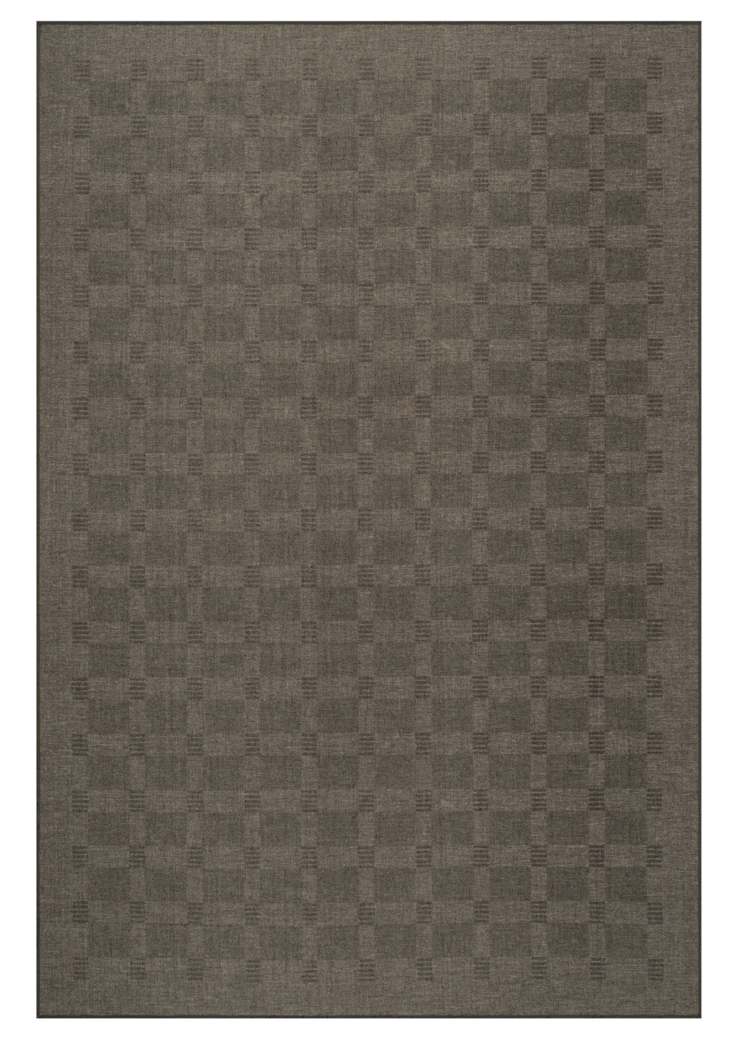 Walker Modern Checkered Washable Rug