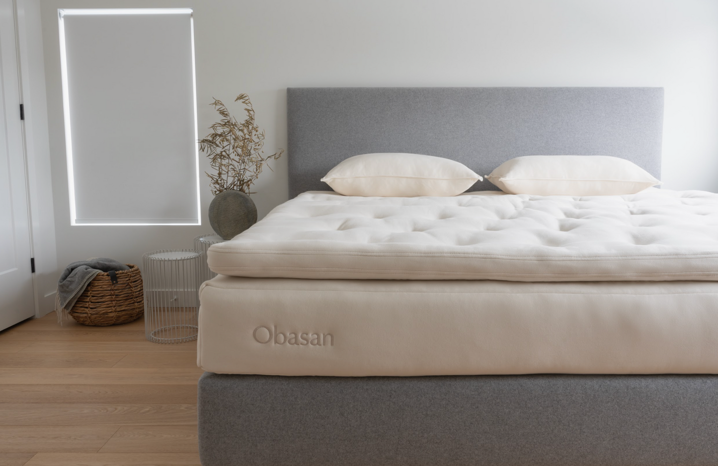 Obasan  8" Classic Customizable Organic Mattress with 1.5" Topper