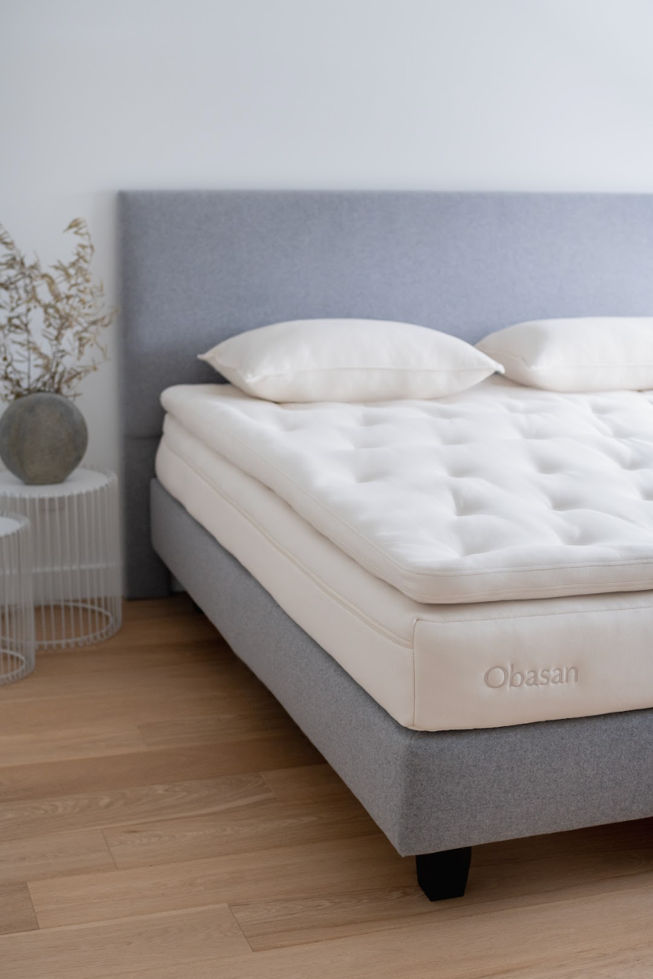 Obasan  8" Classic Customizable Organic Mattress with 1.5" Topper
