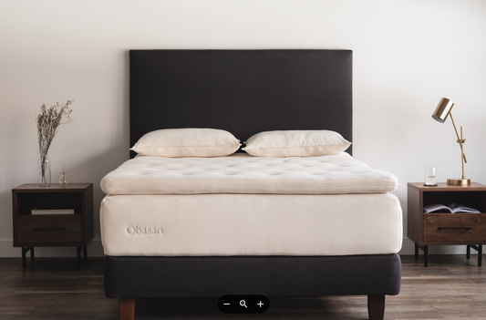 Obasan  12" Grand Customizable Organic Mattress with 3.5" Topper