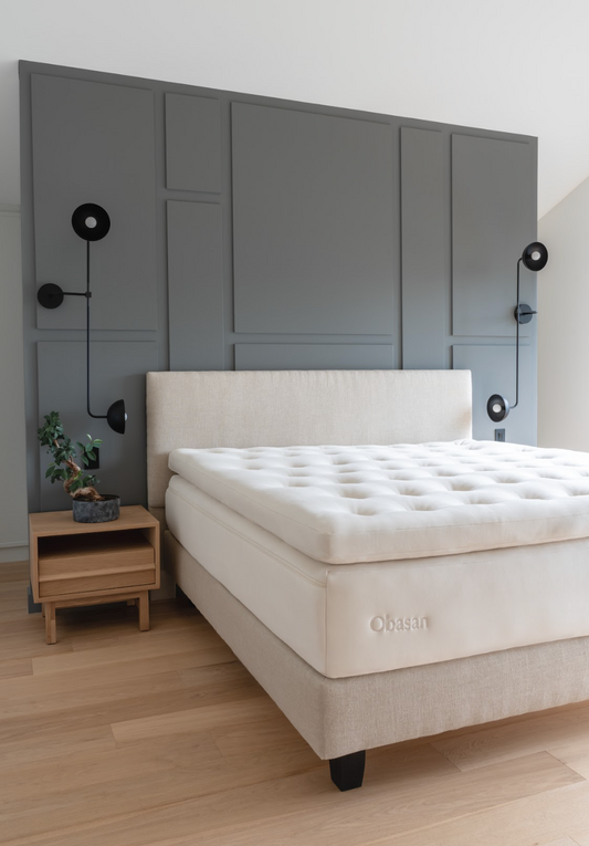 Obasan  10" Deluxe Customizable Organic Mattress with 2.5" Topper