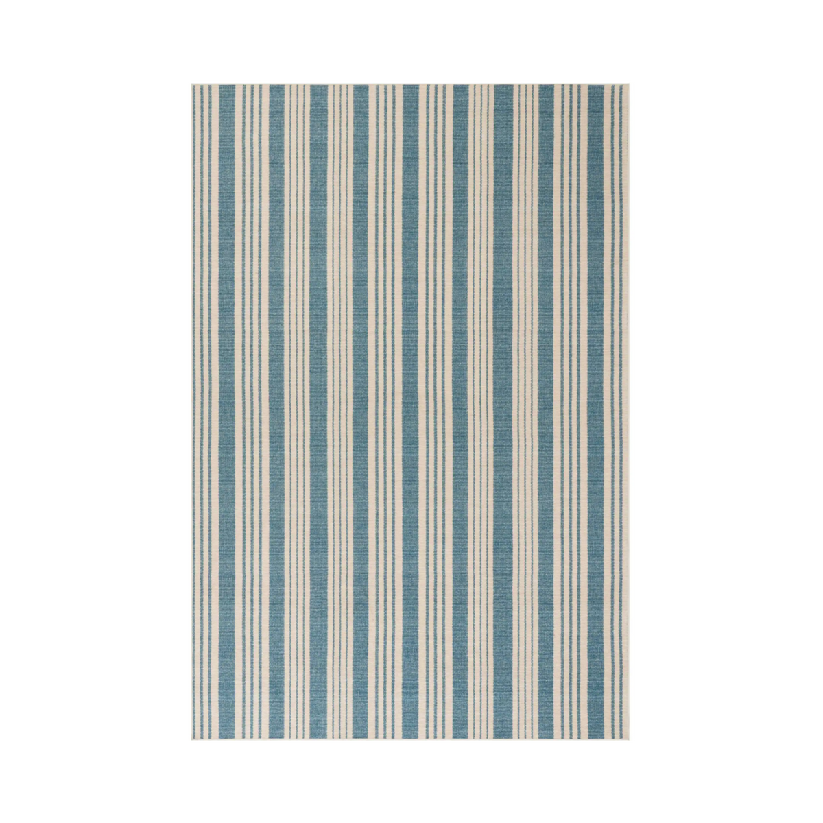 Birmingham Blue Handwoven Cotton Runner
