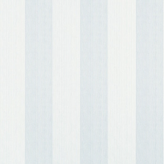 Evan Stripe Wallpaper Double Roll Powder Blue