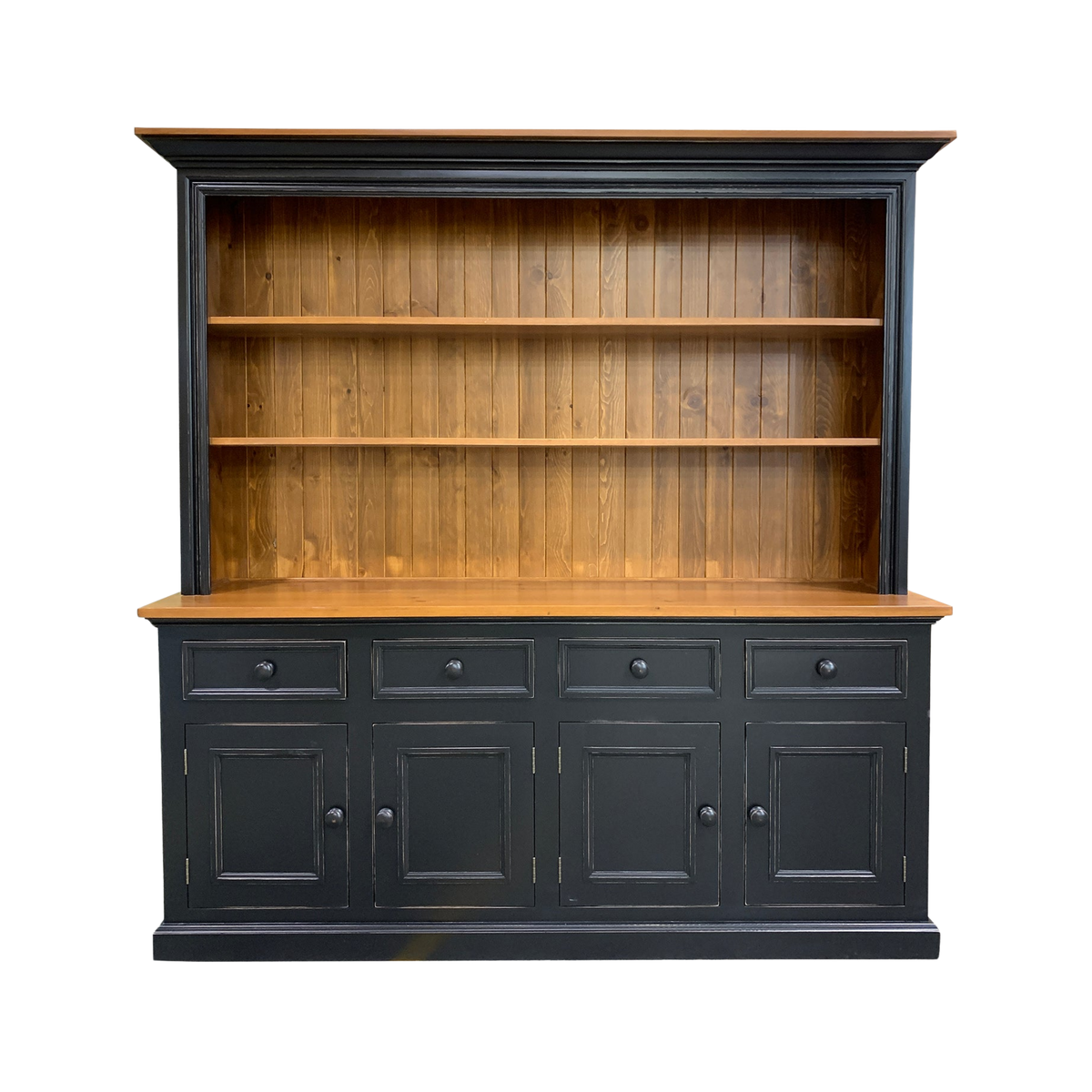 Victoria Stepback Buffet Open Shelf