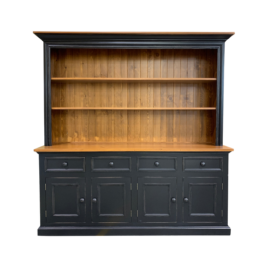 Victoria Stepback Buffet Open Shelf