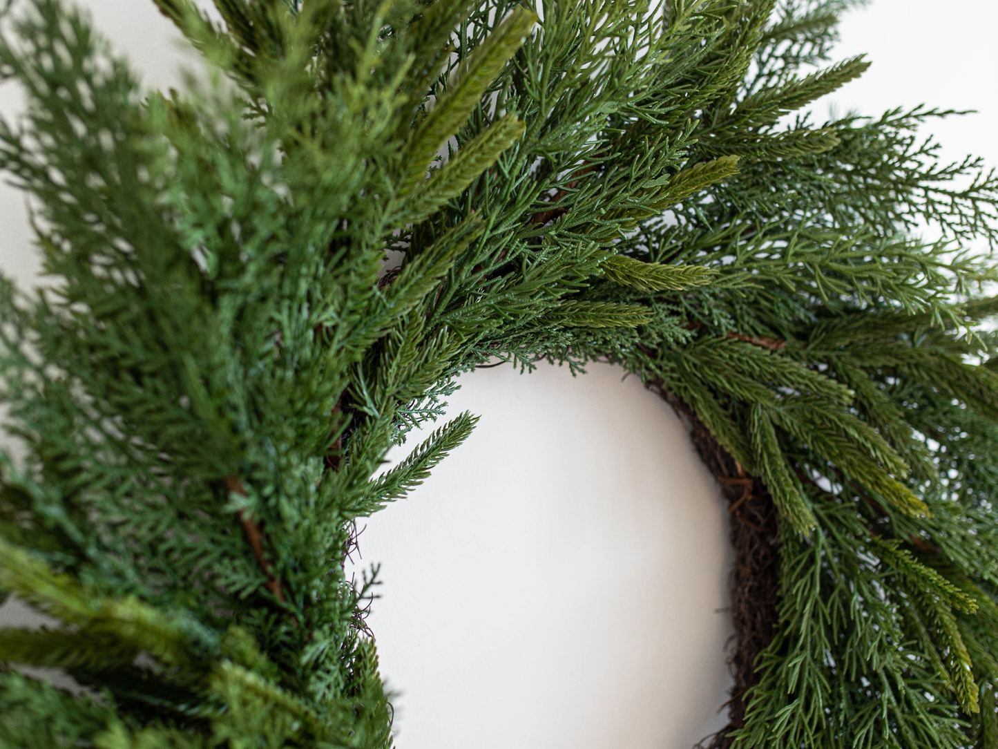 Norfolk & Cypress Real Touch Mix Christmas Wreath Mini
