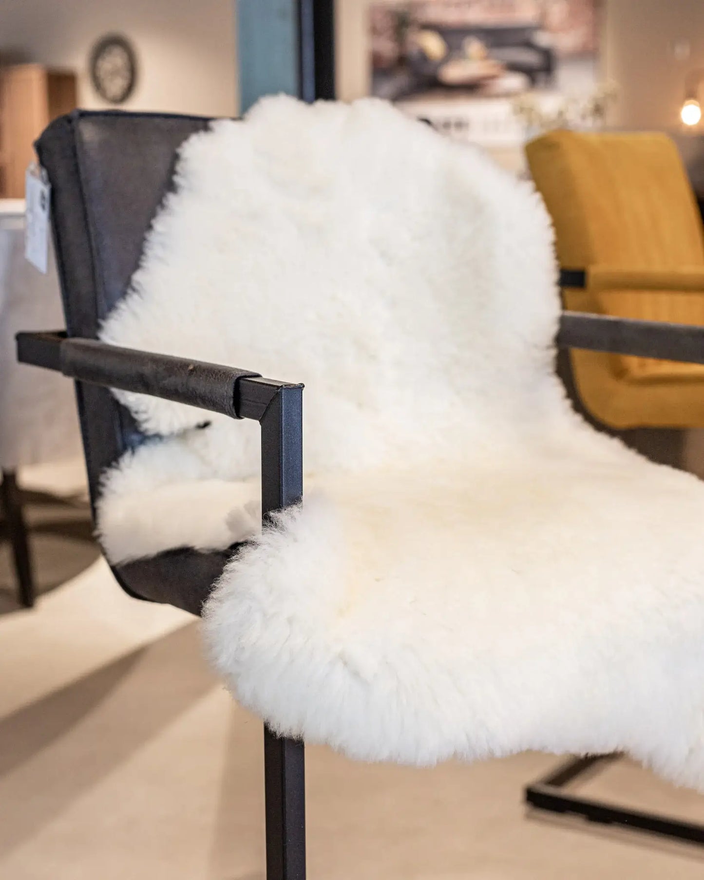 Texel sheepskin white