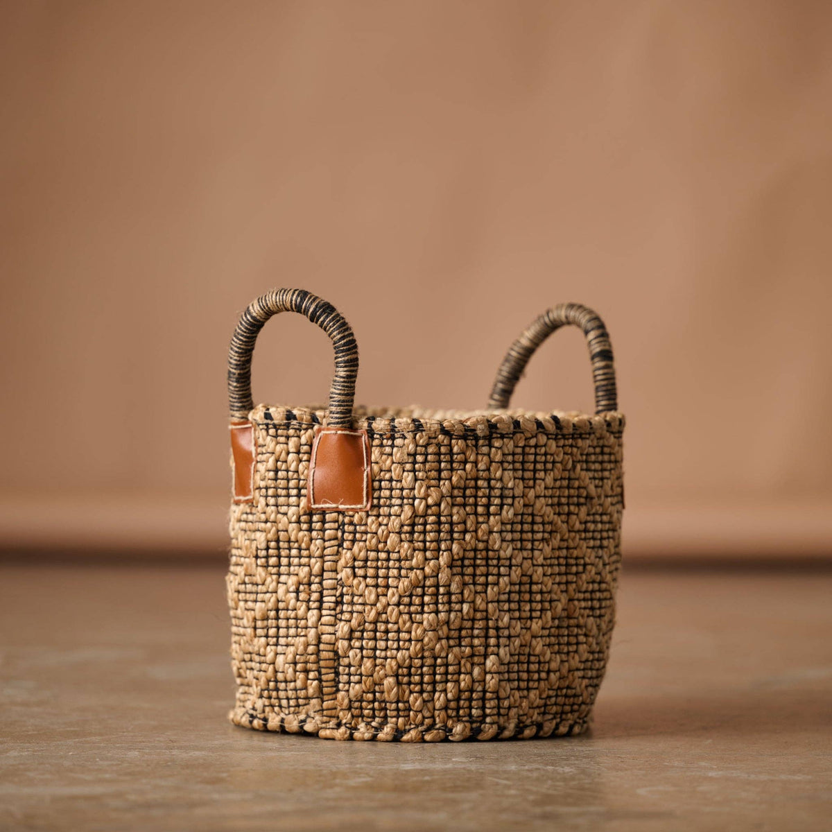 Bahana Handled Jute Basket 10"