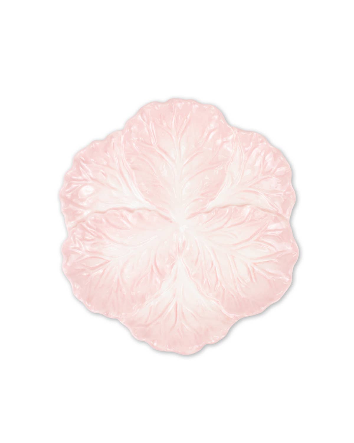 Cabbage Plate    Light Pink   8"