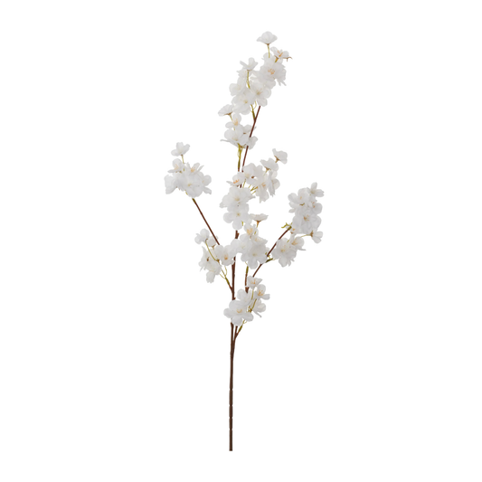 Cherry Blossom Stem White 32"