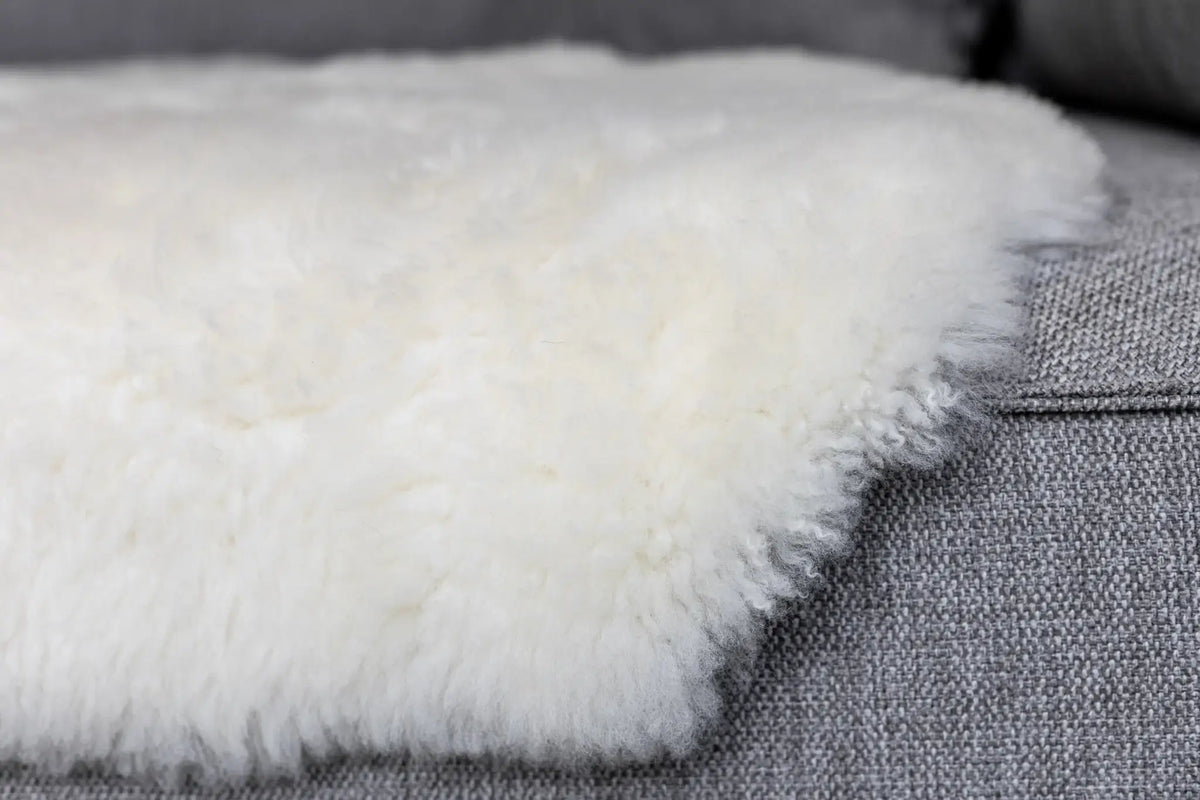 Texel sheepskin white