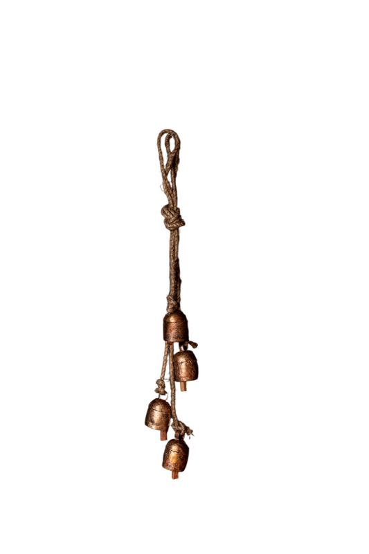 Hanging Vintage Inspired Bell Clusters Christmas Decor Small