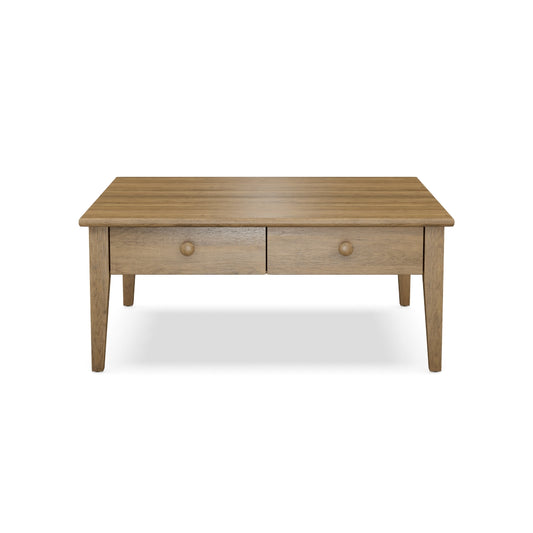 2 Drawer 42" Square Coffee Table