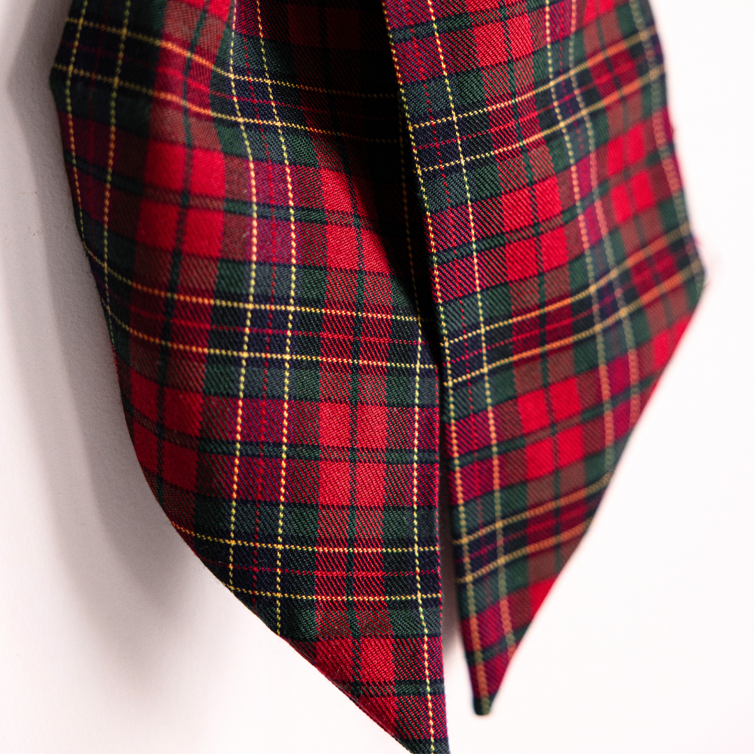 Plaid Red Fabric Bows