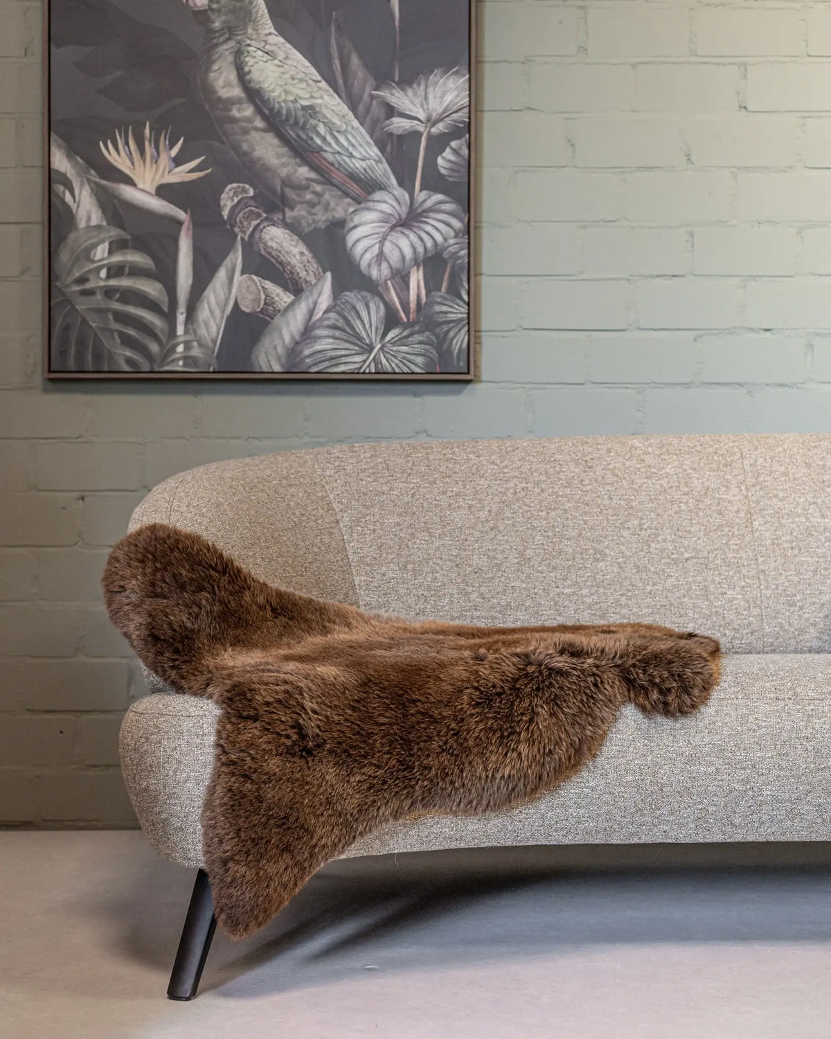 Texel sheepskin brown
