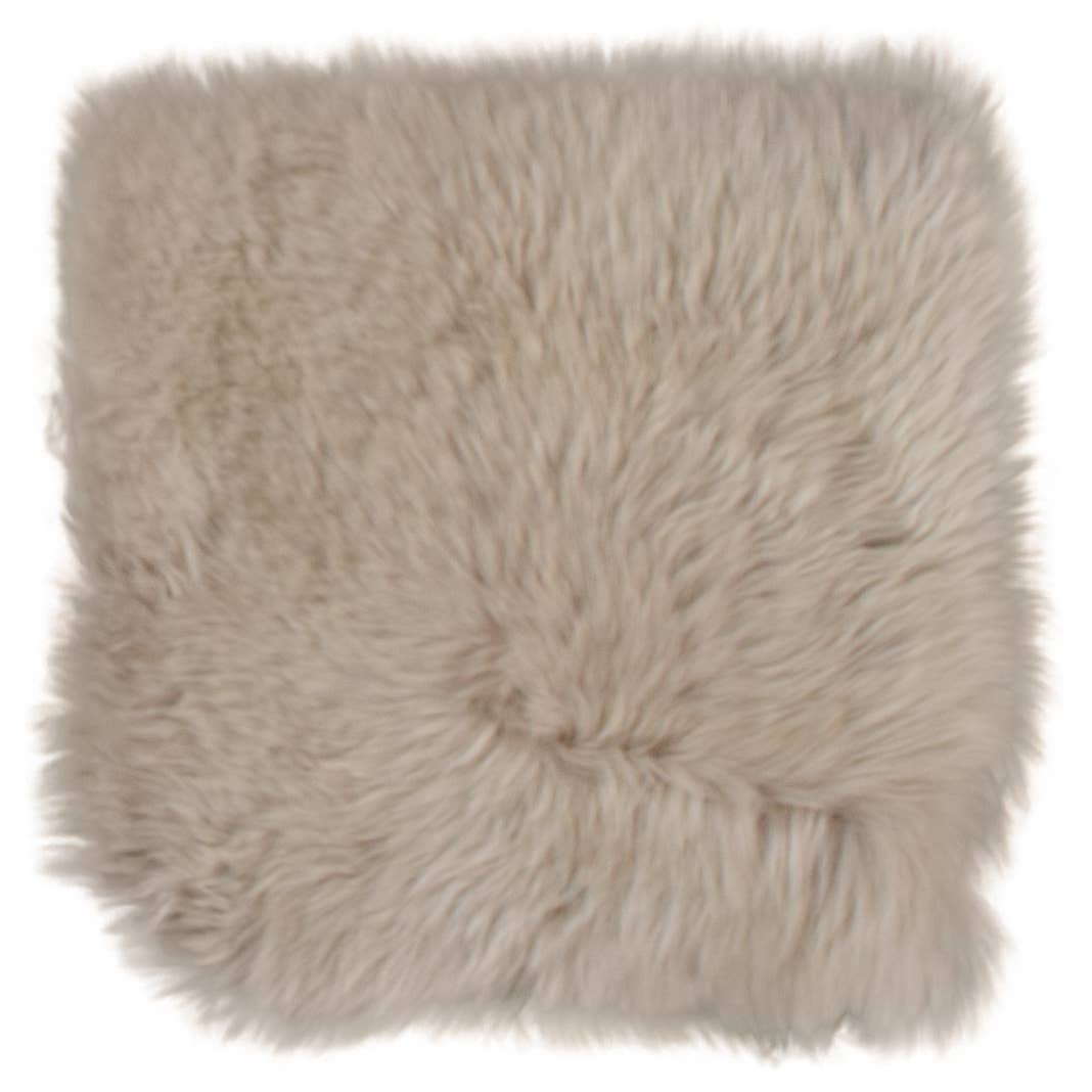 Sheepskin Chair Pad | Natural Wool | 6 Styles | 40 x 40 cm