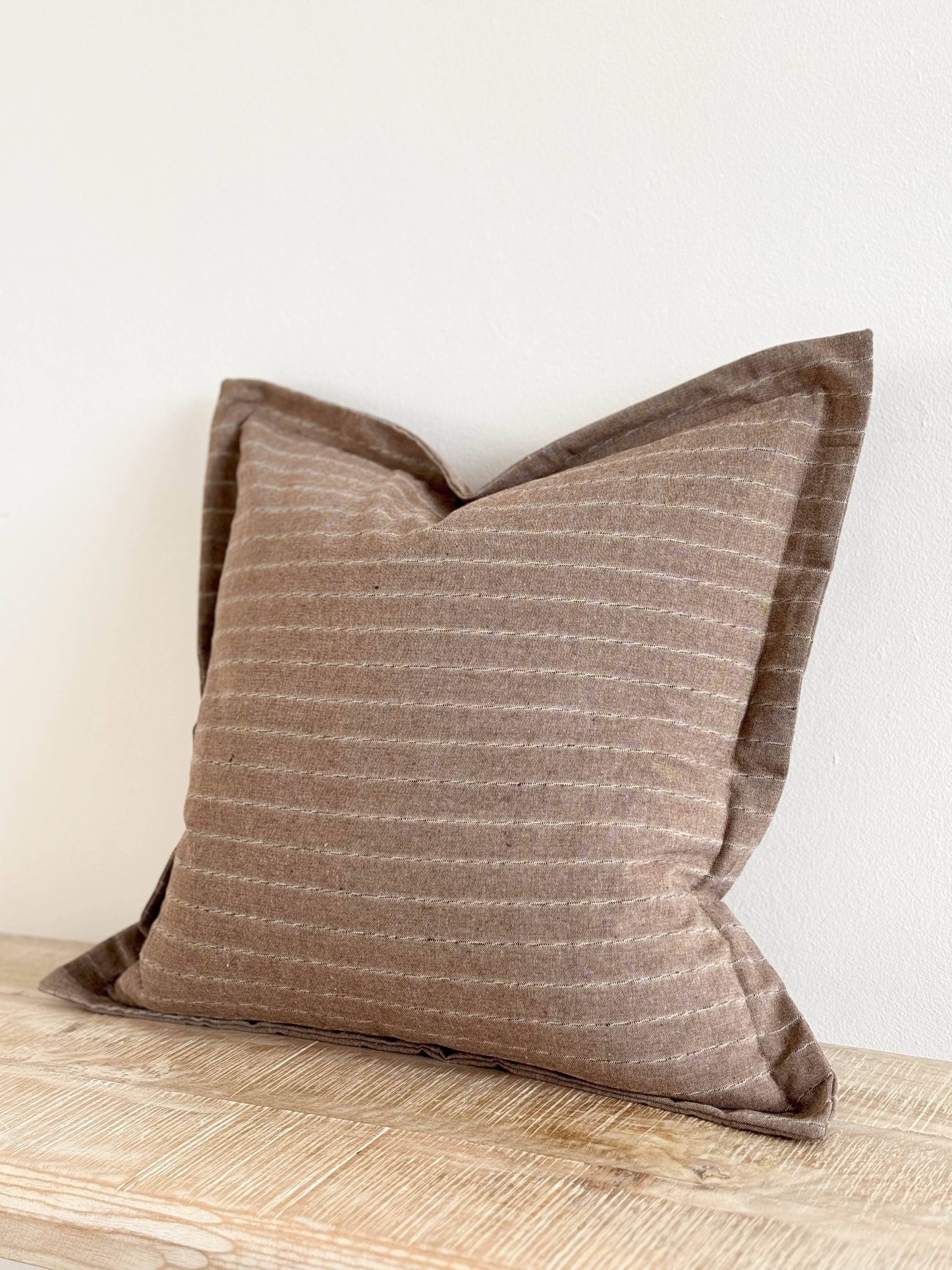 Linen Blend 45x45 - Brown