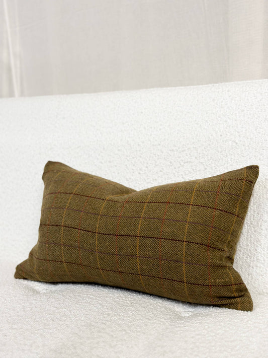 Wool Blend 50x30 - Olive Tweed