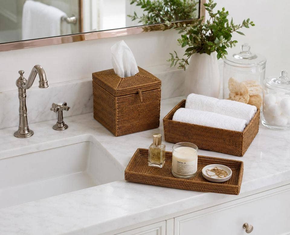 Ata Guest Towel Basket