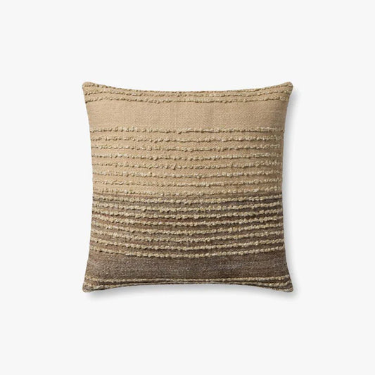 Brown/natural toss pillow Pbr0005