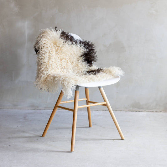 Curly Austrian Lambskin | Multi-Tone Natural Hide | 50-70 cm