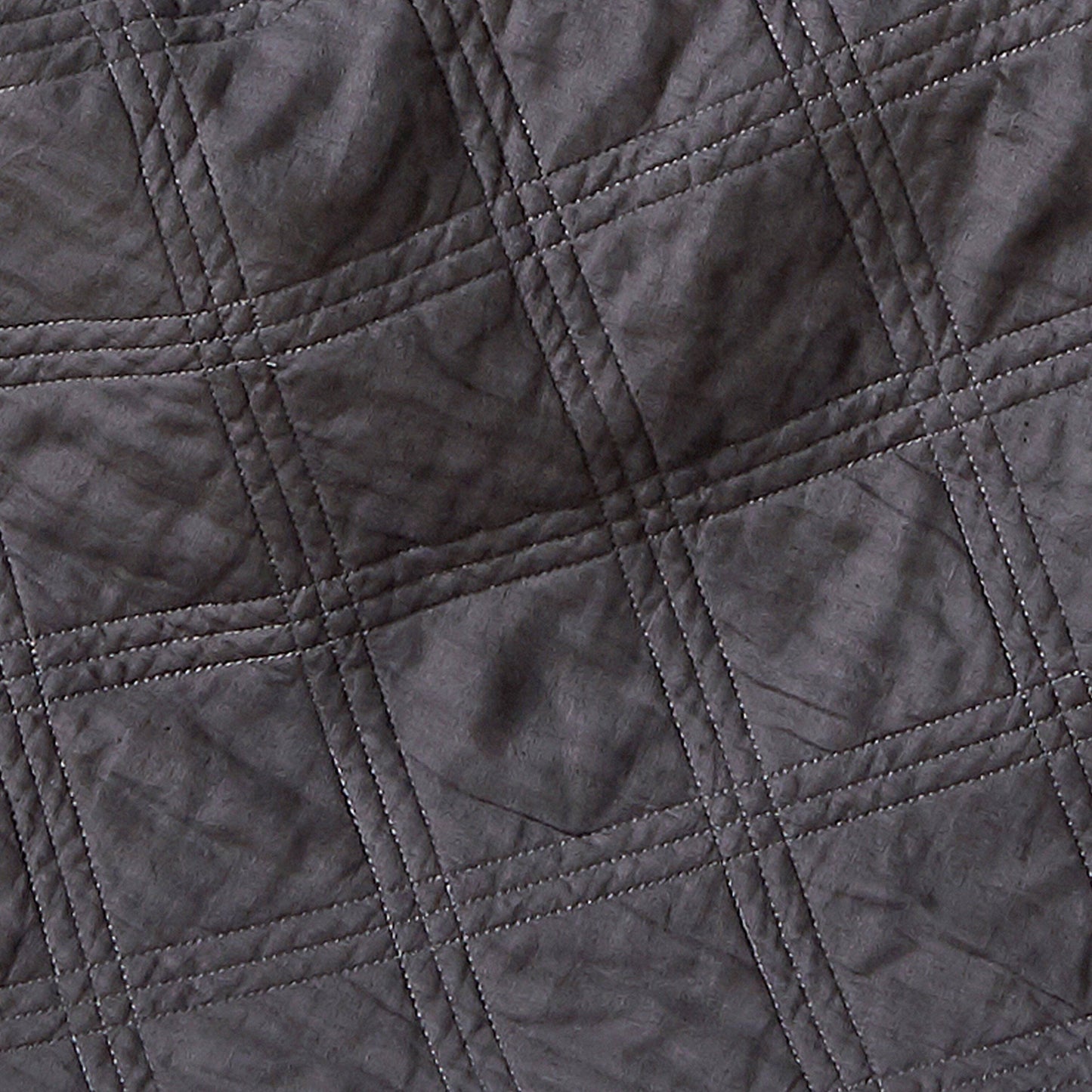 Washed Linen Quilted Throw