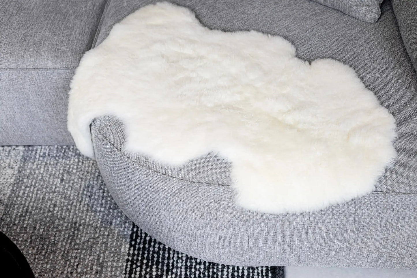 Texel sheepskin white