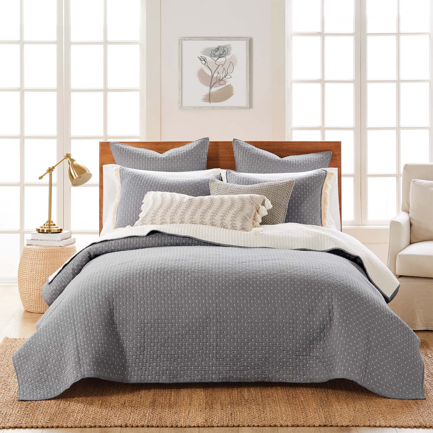 Cross Stitch Quilt Set