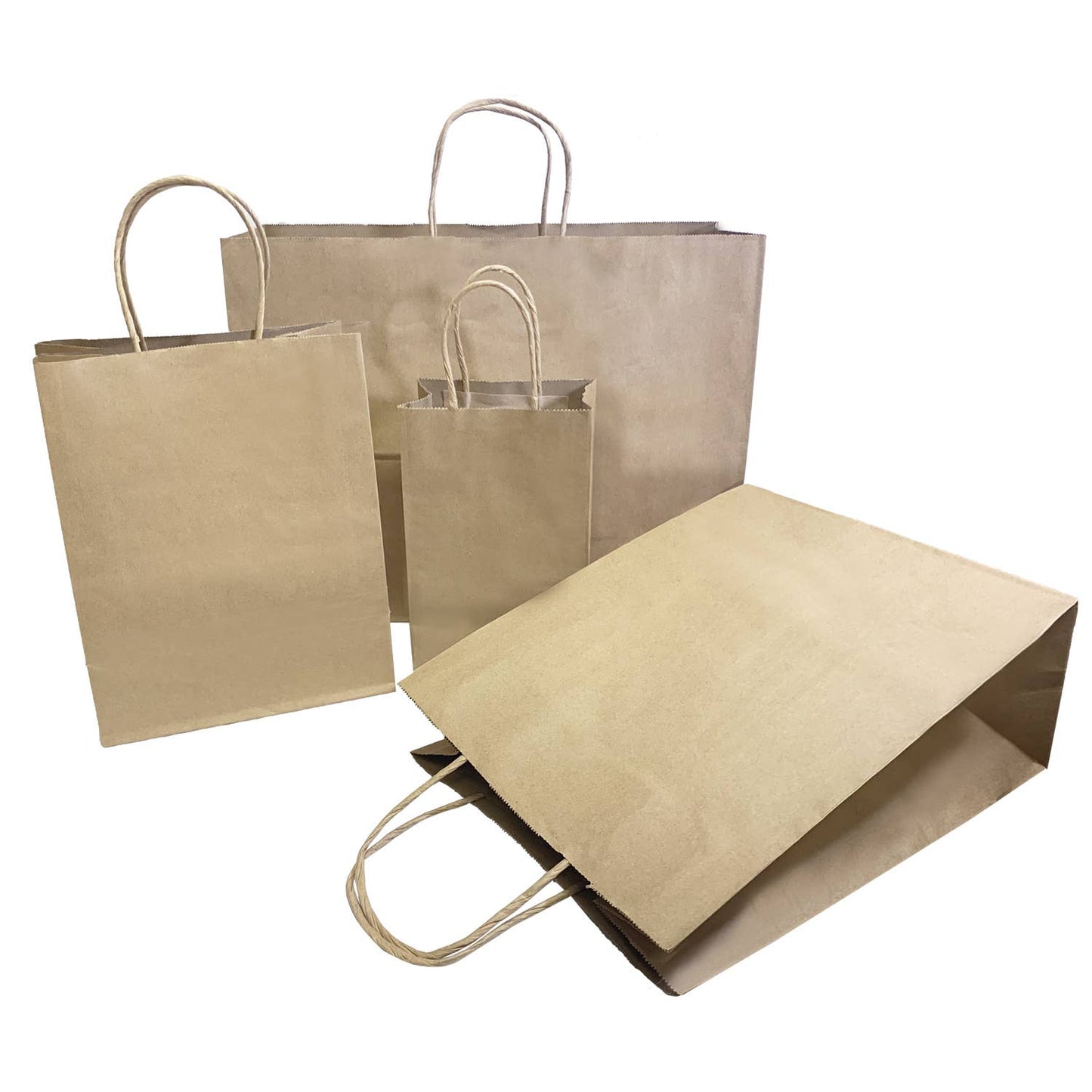 Vogue 16x6x12 inches Kraft Paper Bag Twisted Handles