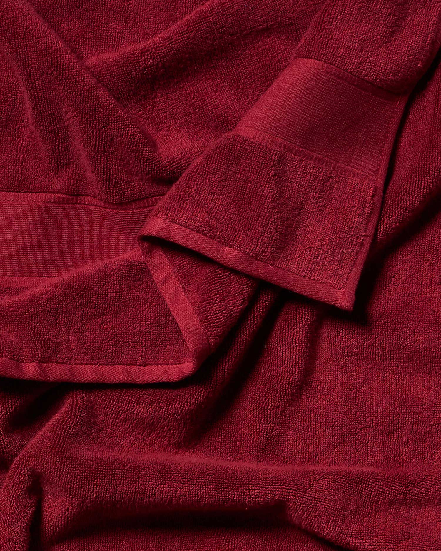 Classic Stretch Quick-Dry Cotton Towel Cabernet Burgundy