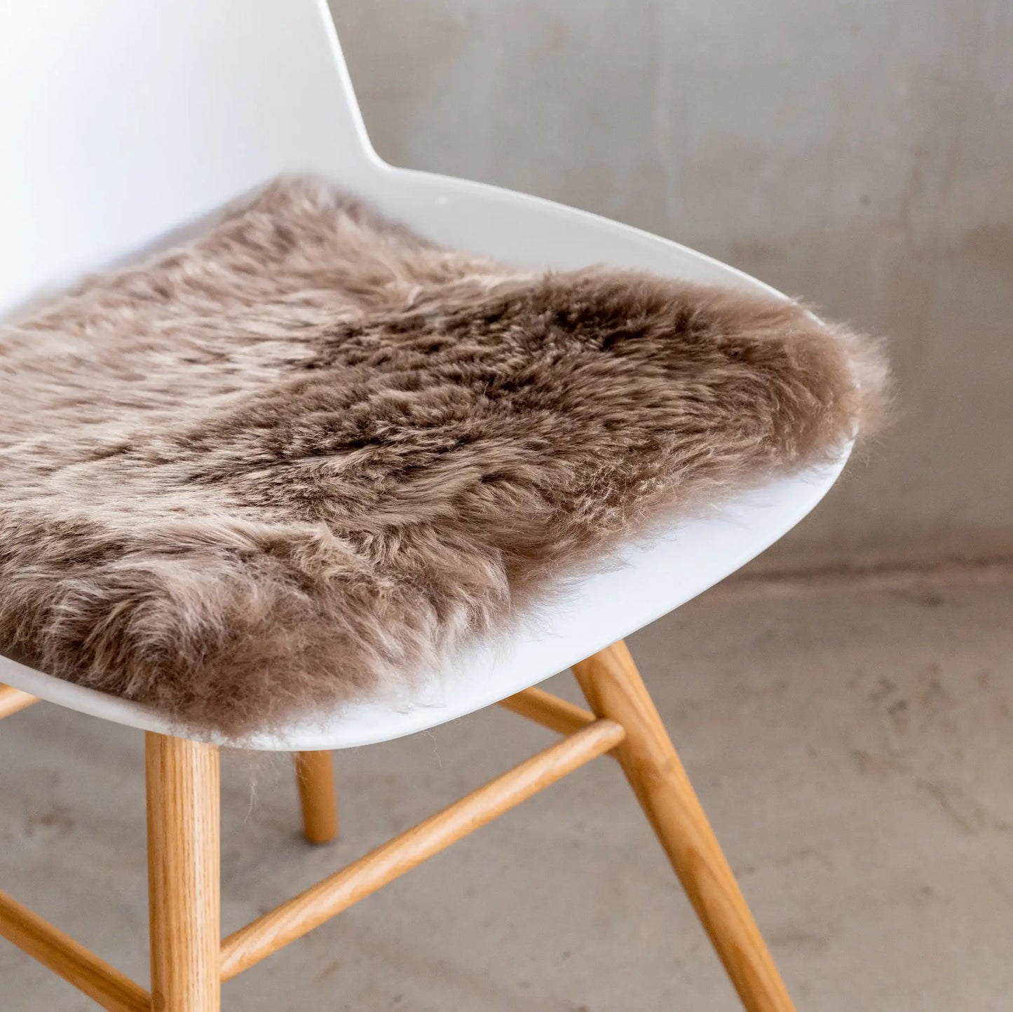 Sheepskin Chair Pad | Natural Wool | 6 Styles | 40 x 40 cm