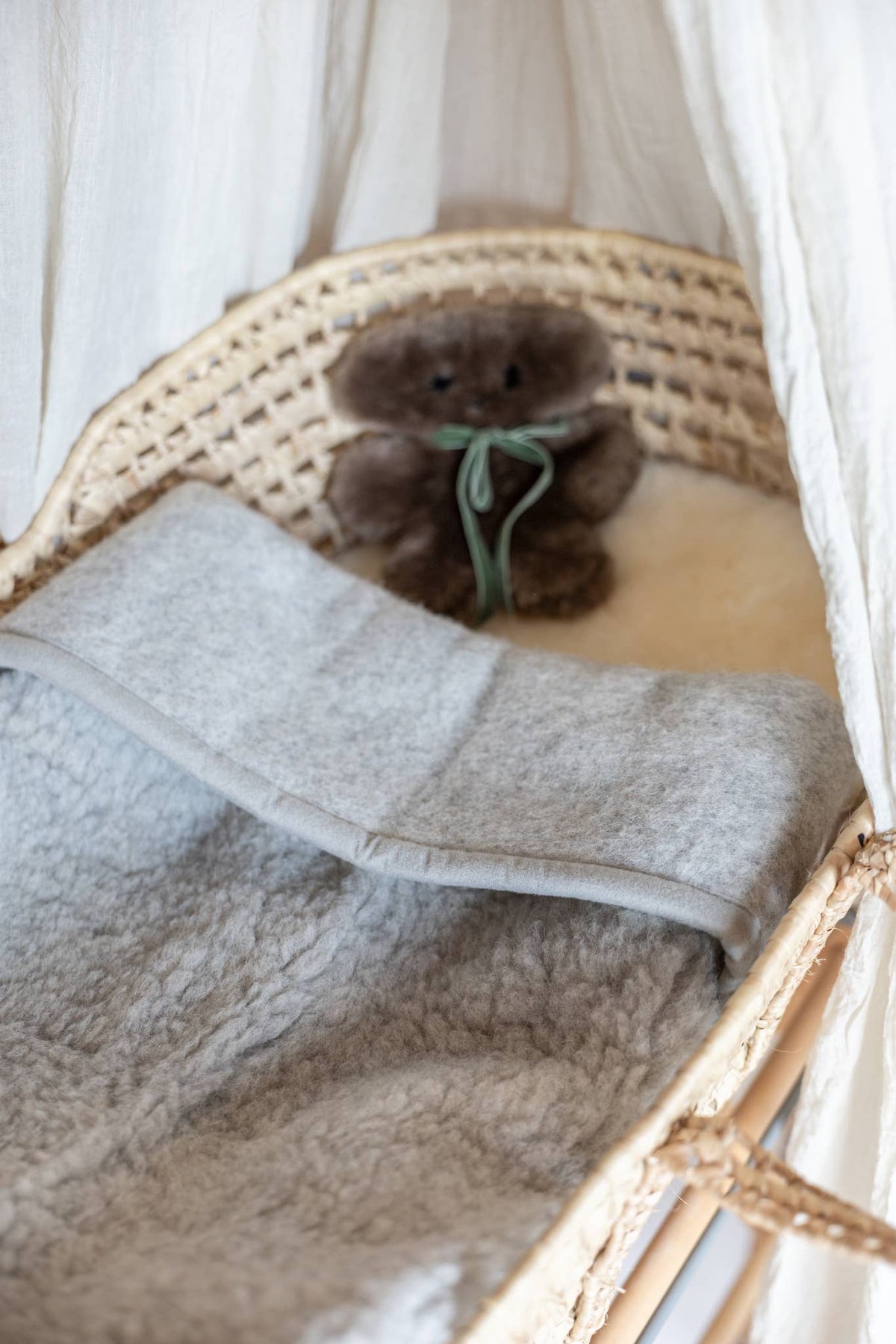 100% Sheep Wool Baby Blanket | 3 Styles | 100x75 cm