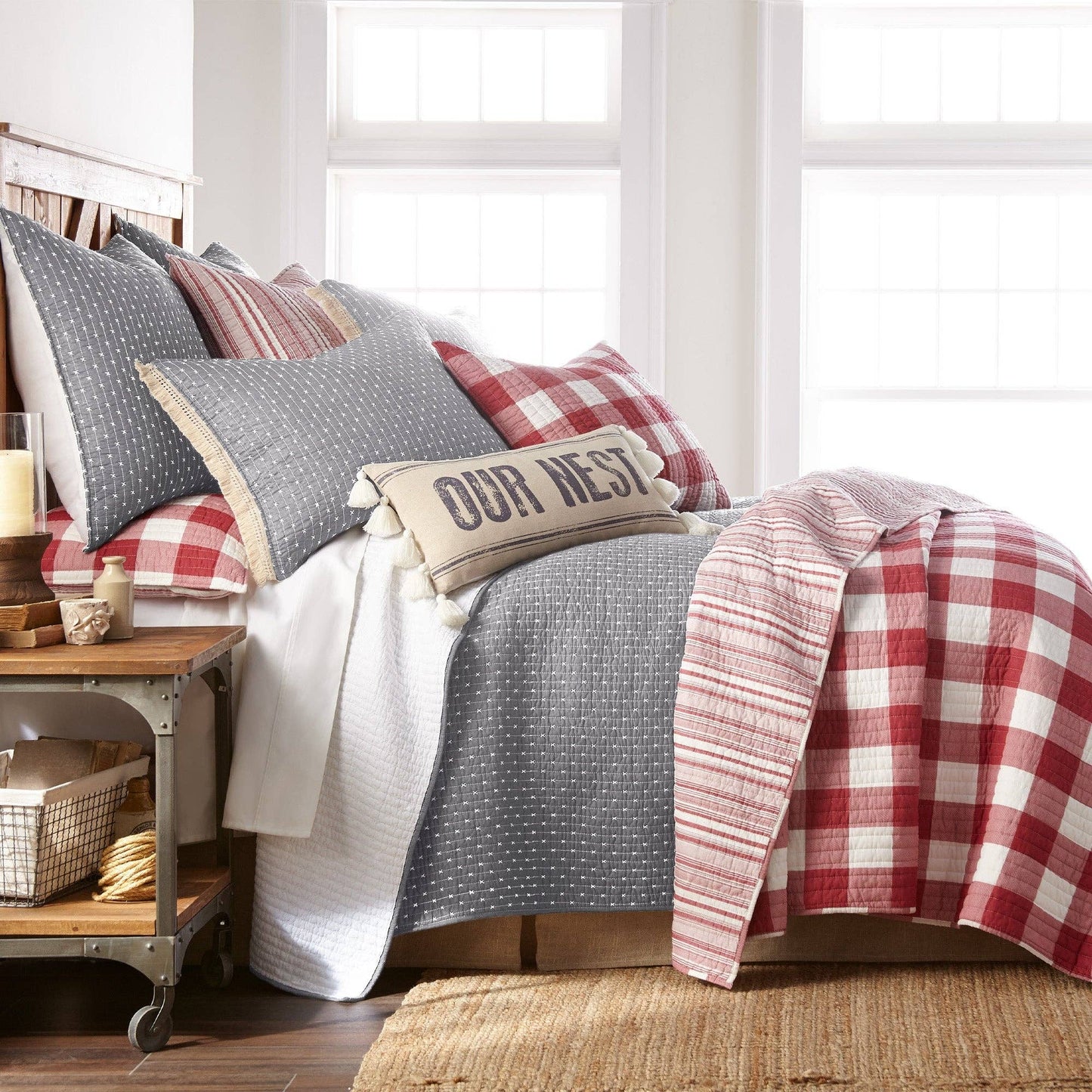 Cross Stitch Quilt Set