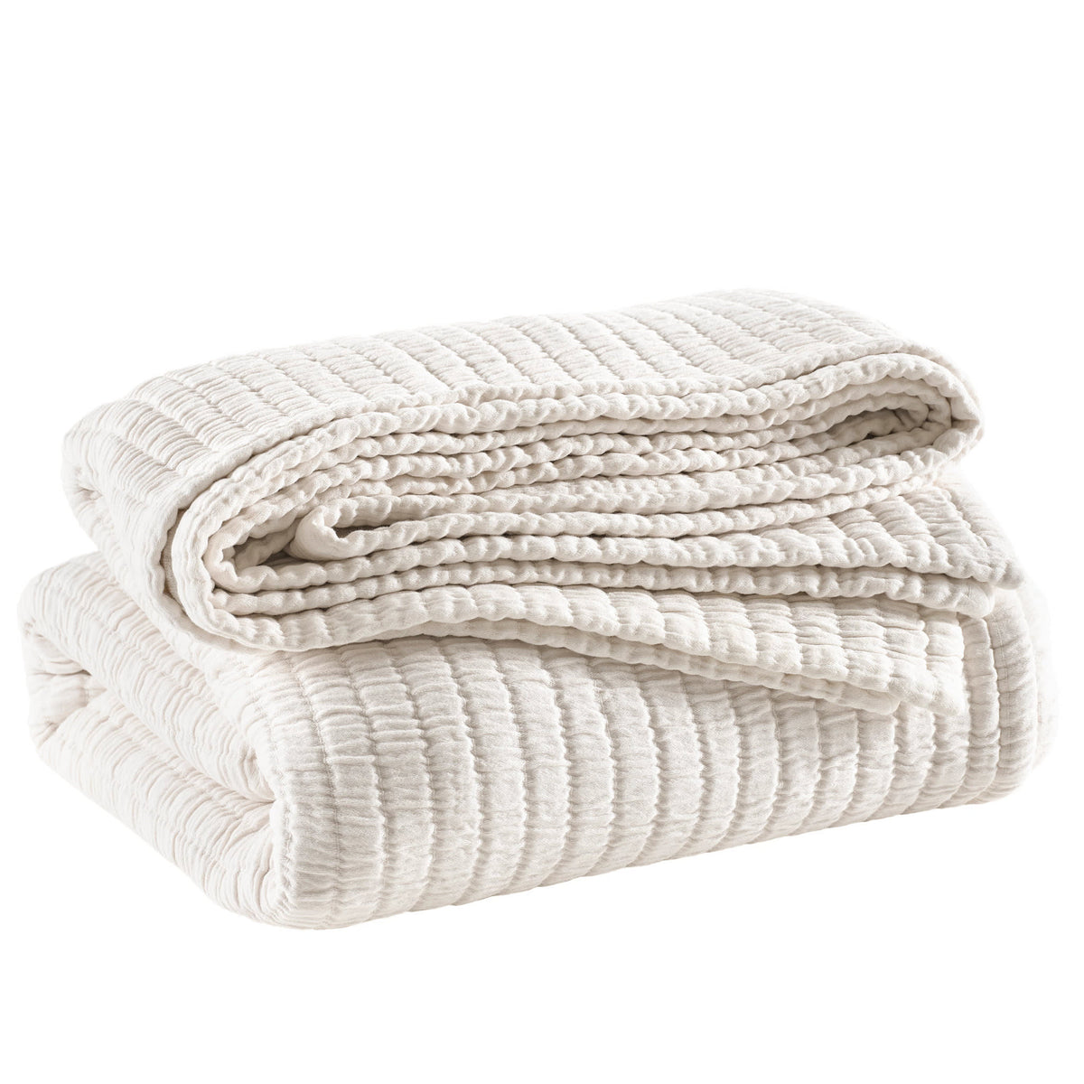 Boyfriend Ivory Matelasse Coverlet