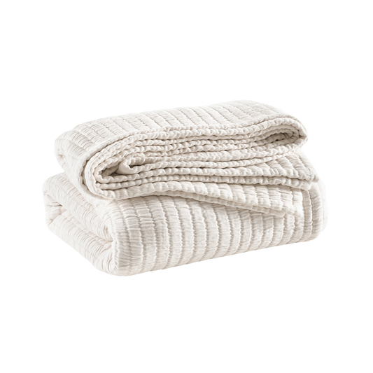 Boyfriend Ivory Matelasse Coverlet