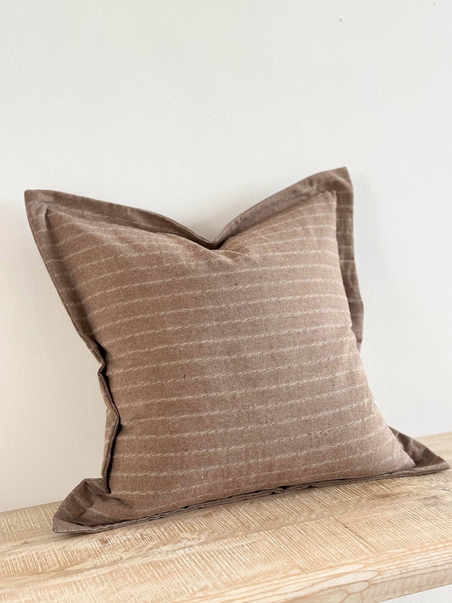 Linen Blend 45x45 - Brown