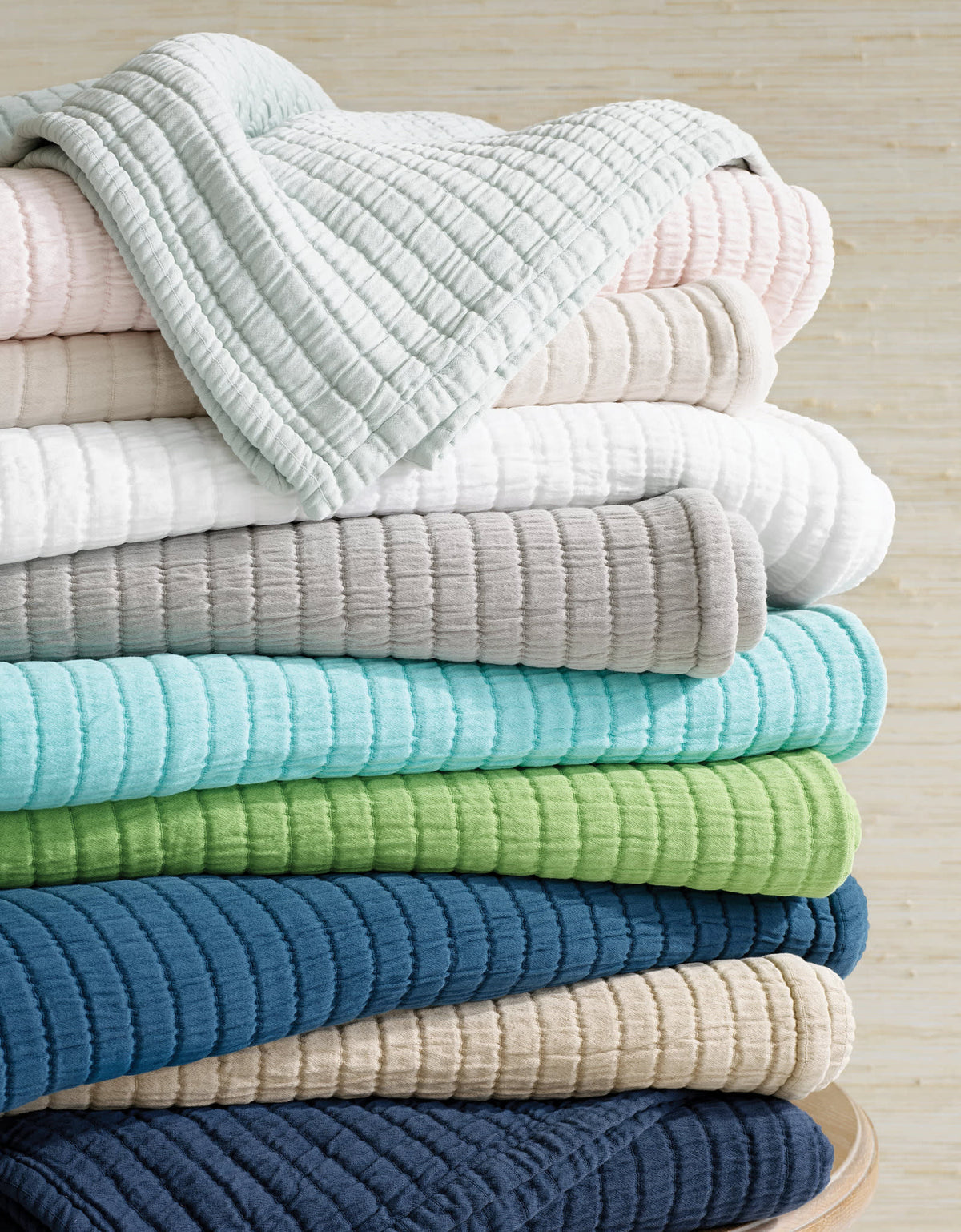 Boyfriend Matelasse Sham | Ivory