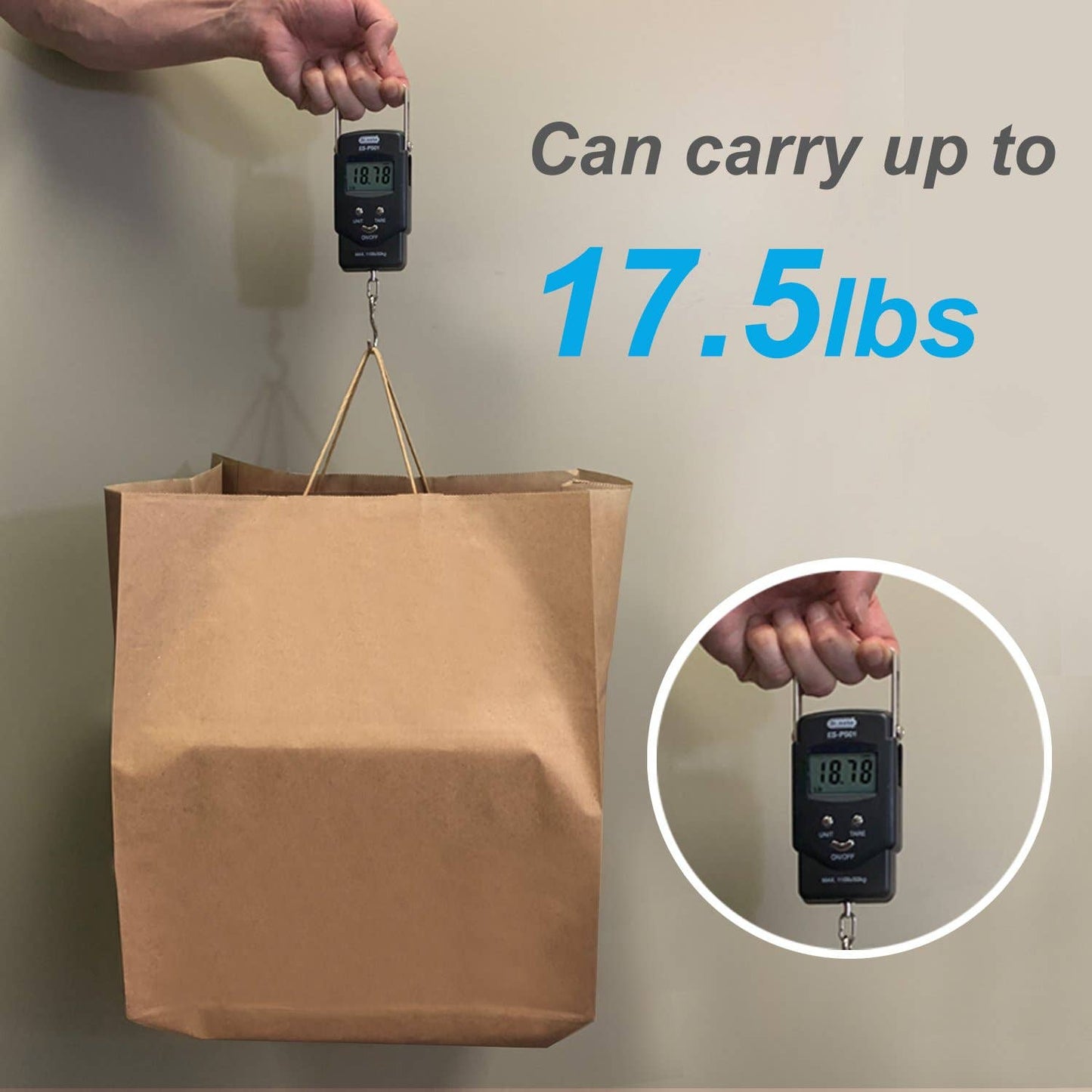 Jumbo 18x7x18.75 inches Kraft Paper Bag
