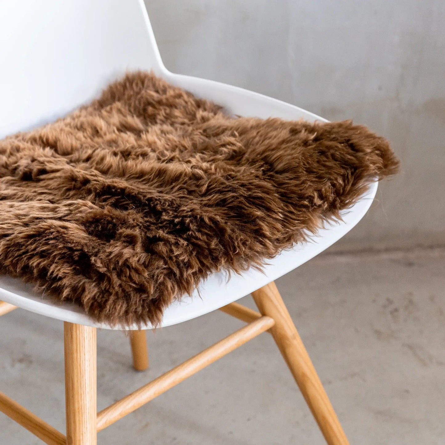 Sheepskin Chair Pad | Natural Wool | 6 Styles | 40 x 40 cm
