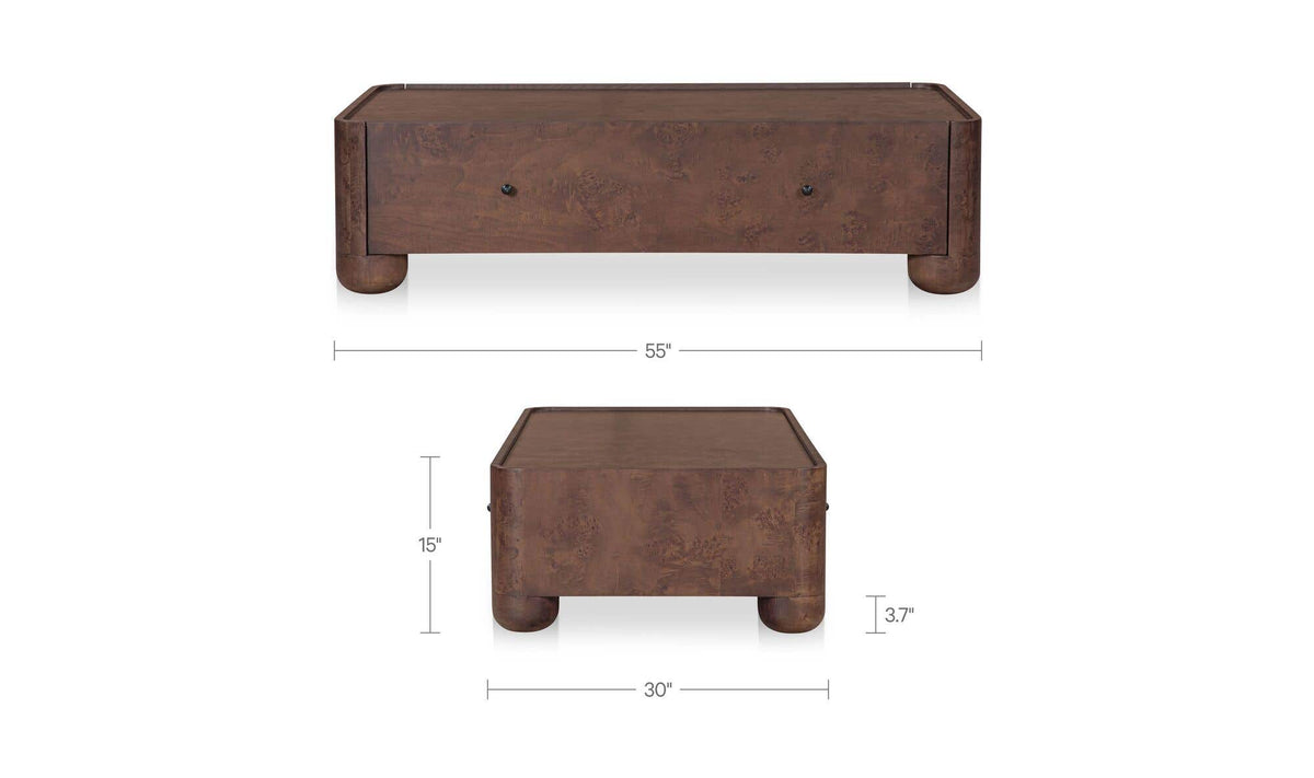 Gibson Coffee Table Burl